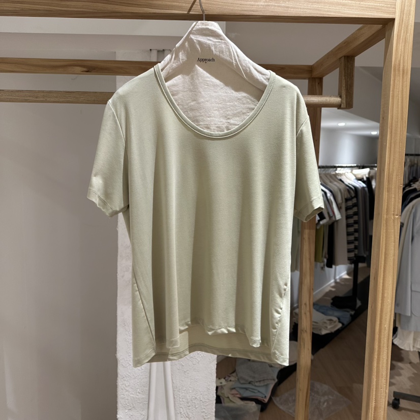 APPROACH0.1韓國直郵㊣東大門實拍女裝新品休閑25春夏時尚T恤APPROACH0.1T恤圖色4