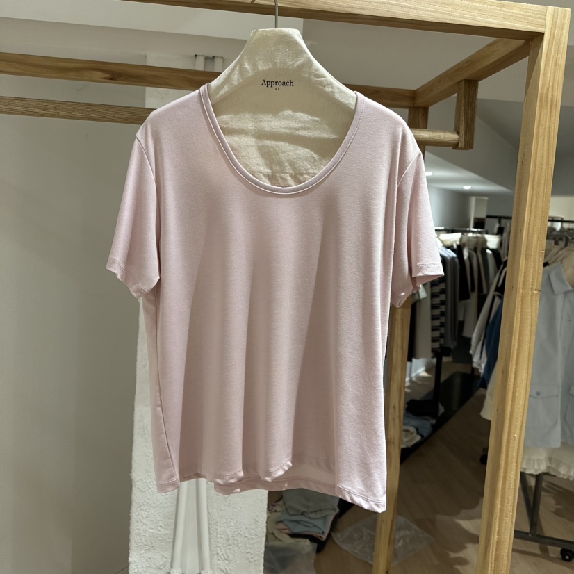 APPROACH0.1韓國直郵㊣東大門實拍女裝新品休閑25春夏時尚T恤APPROACH0.1T恤圖色5