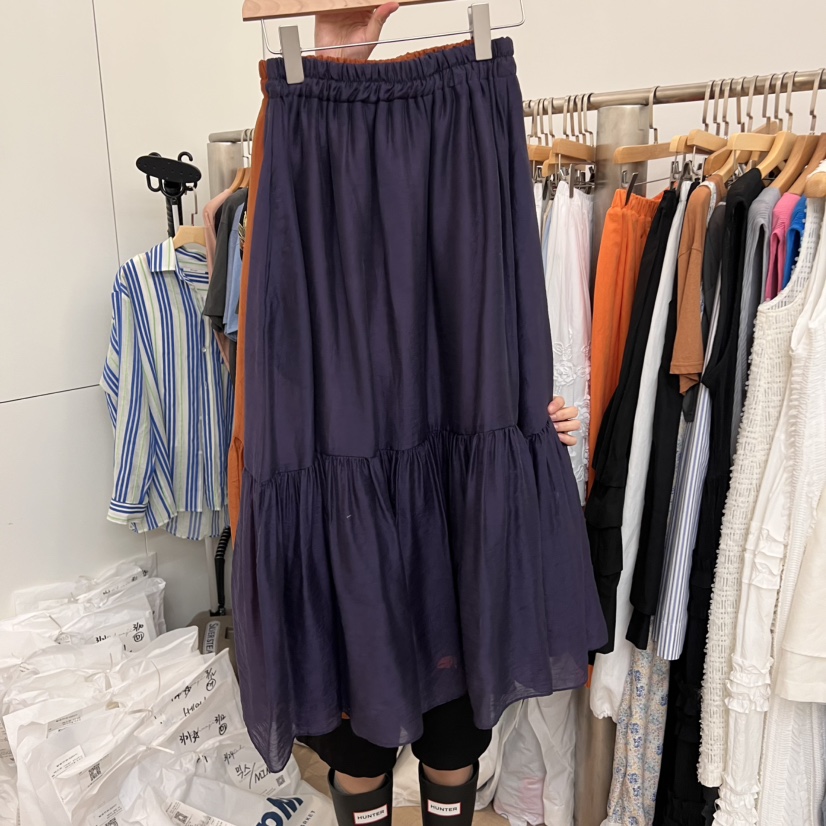 DOHWAJI韓國直郵㊣女裝新品人氣熱賣推薦時尚半身裙中短裙漁網DOHWAJI半身裙/中短裙