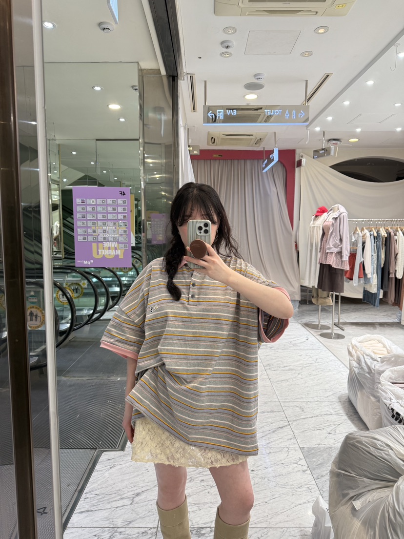 DAISY韓國直郵㊣女裝新款人氣熱賣25春夏休閑時尚推薦T恤DAISYT恤