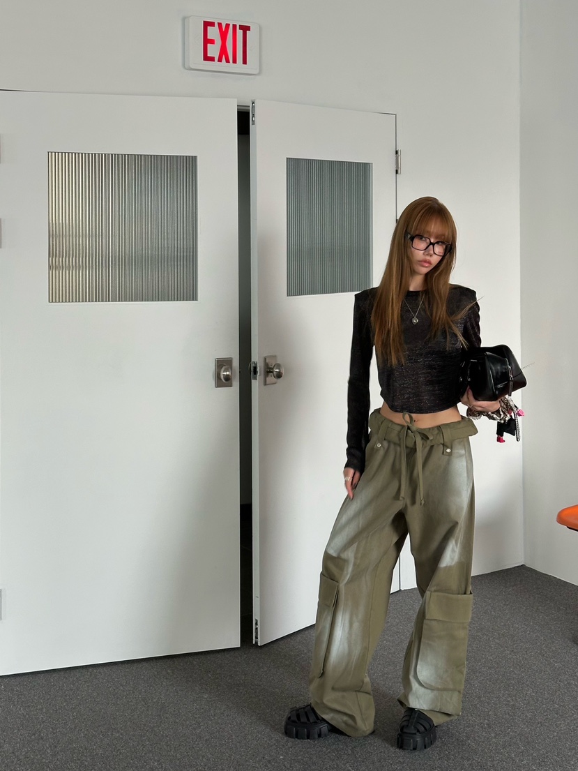 ZEROZERO韓國直郵㊣東大門實拍女裝新品時尚人氣推薦休閑褲ZEROZERO休閑褲圖色2