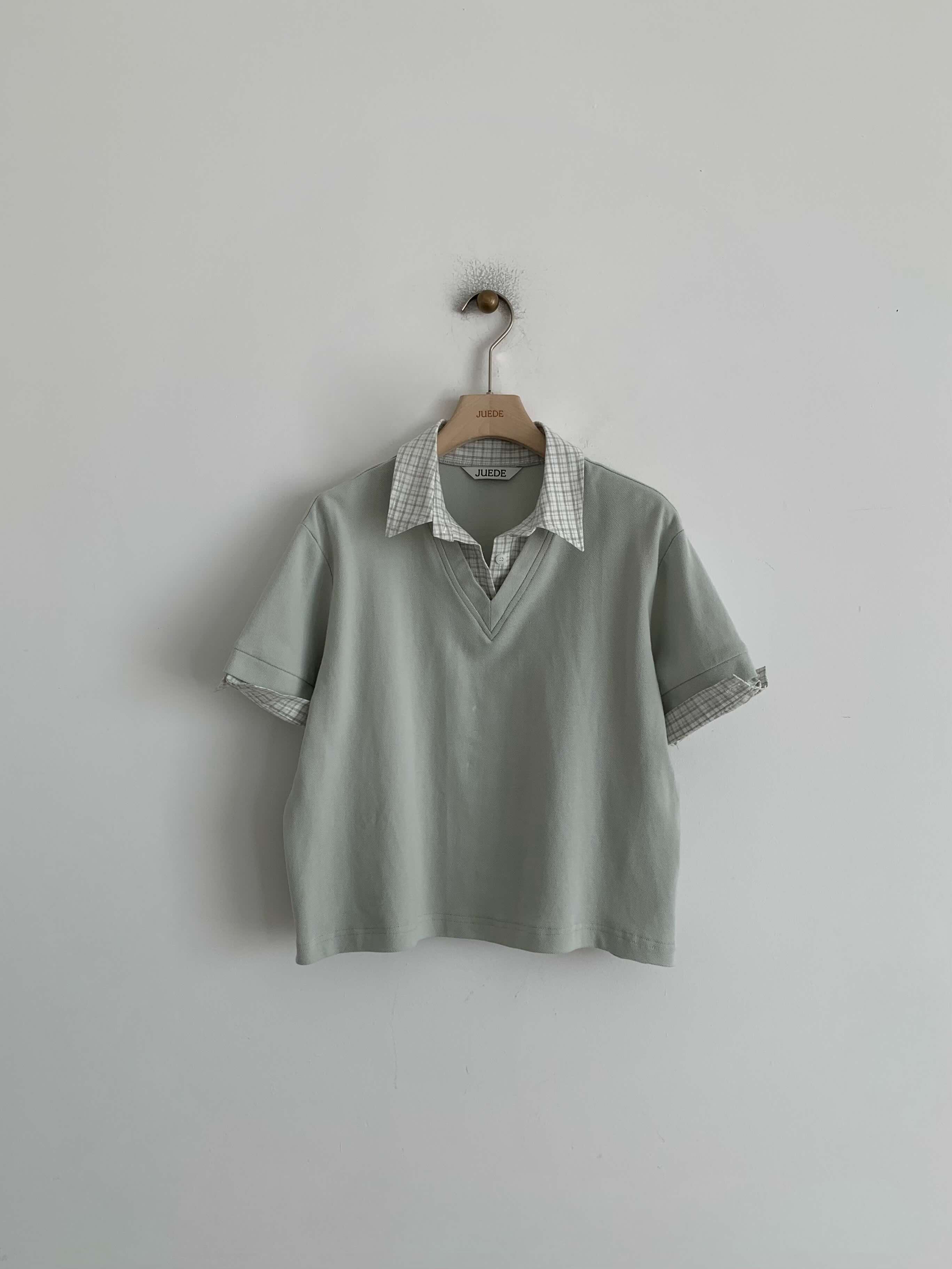 JUEDE（此品牌容易投訴）韓國直郵女士新品25春夏休閑推薦T恤JUEDET恤圖色2