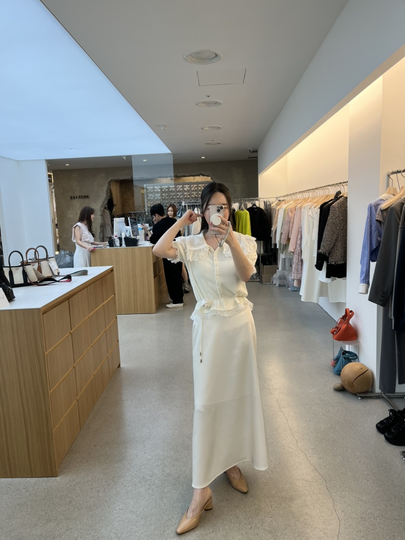 JUJU東大門直郵女裝新品25春夏休閑人氣推薦職業時尚真品長裙JUJU長裙