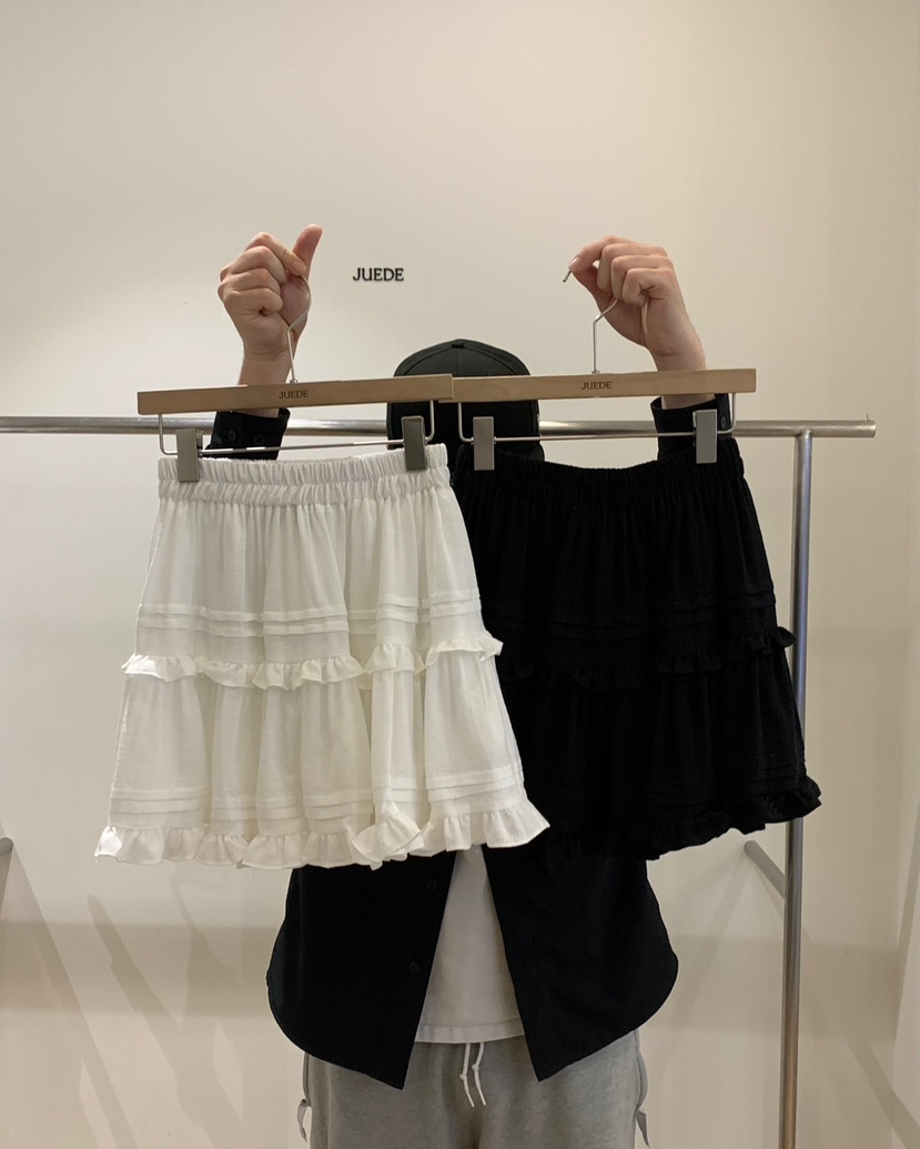 JUEDE(此品牌容易投訴)韓國直郵女士新品人氣休閑25春夏短裙JUEDE短裙