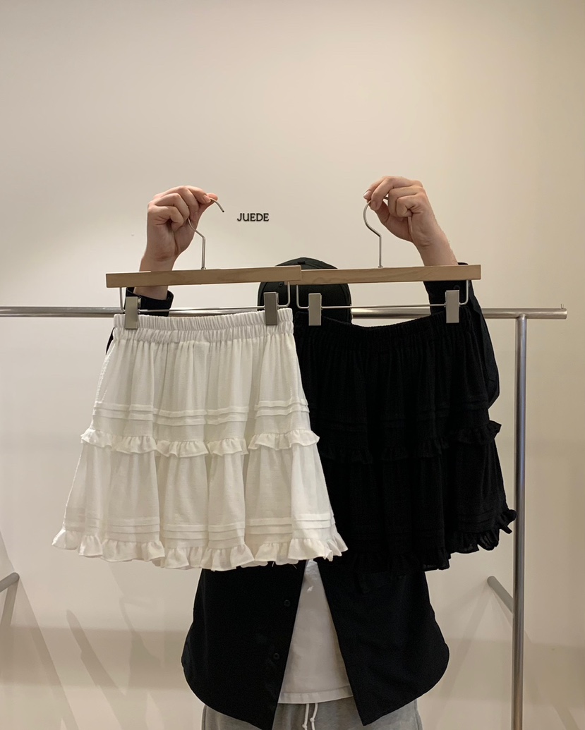 JUEDE(此品牌容易投訴)韓國直郵女士新品人氣休閑25春夏短裙JUEDE短裙