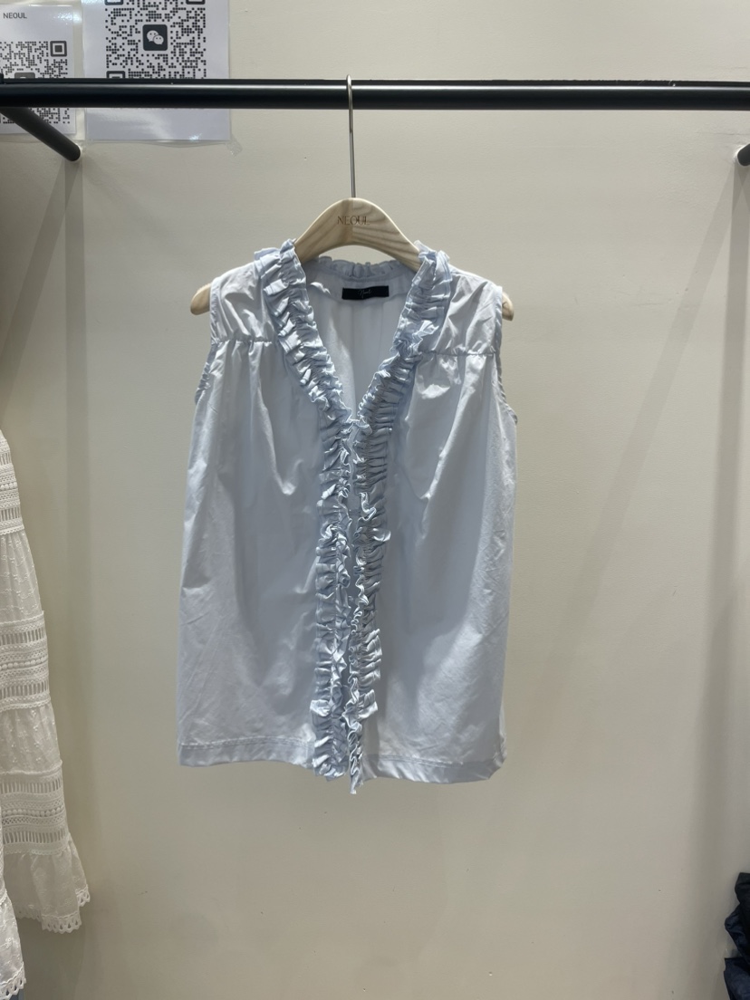 NEOUL東大門實拍女士新品推薦職業真品休閑25春夏時尚吊帶背心NEOUL/ahin雙領標簽吊帶/背心圖色2