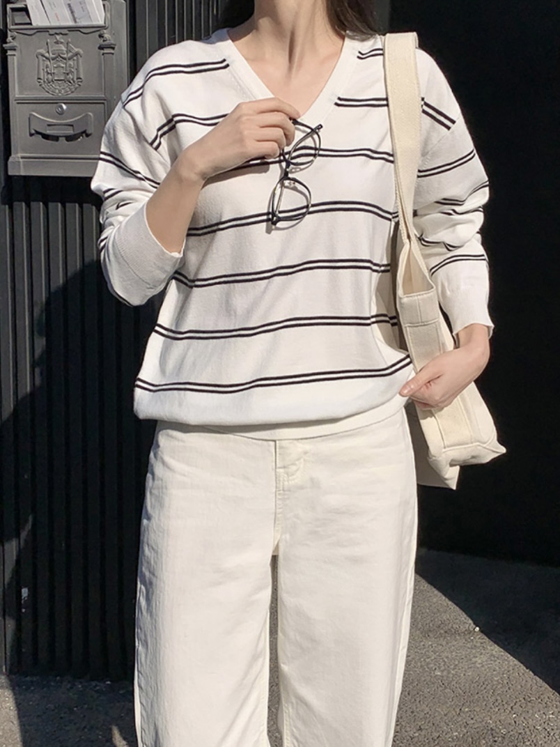 WOOD韓國直郵㊣東大門實拍女裝新款推薦時尚熱賣25春夏針織衫WOOD針織衫圖色3