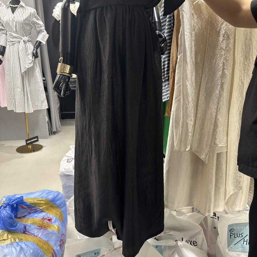 CLOP韓國直郵㊣女裝新品推薦熱賣休閑人氣25春夏時尚長裙喇叭TANIA長裙