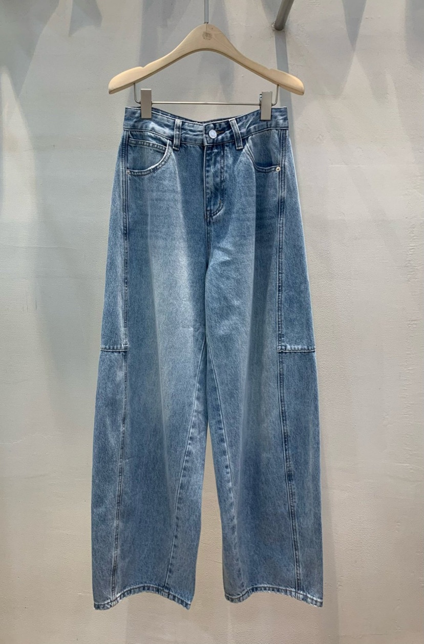THE SIL直郵韓國代購㊣女裝新品25春夏休閑時尚人氣牛仔褲THE SIL/1 2ILLY牛仔褲圖色3