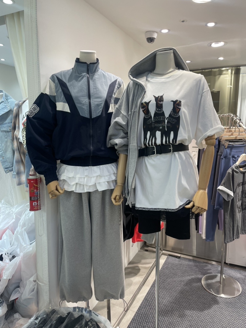 THE LOT韓國直郵㊣東大門實拍女裝新品休閑人氣推薦25春夏T恤THE LOT/	LOTT恤