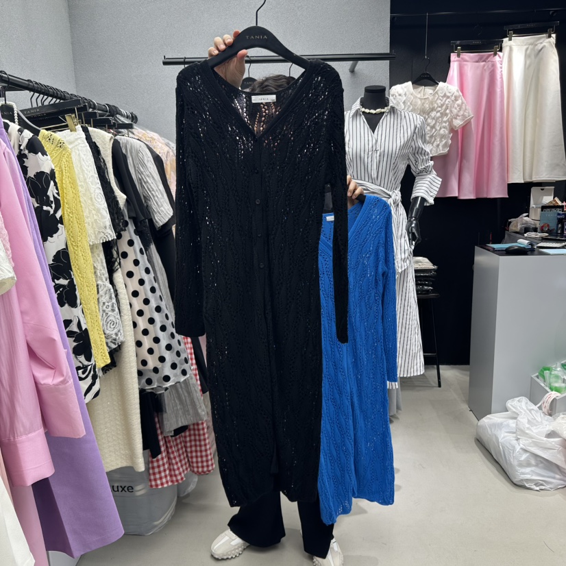 CLOP韓國直郵㊣東大門實拍女裝新品人氣推薦休閑連衣裙開衫TANIA連衣裙圖色3