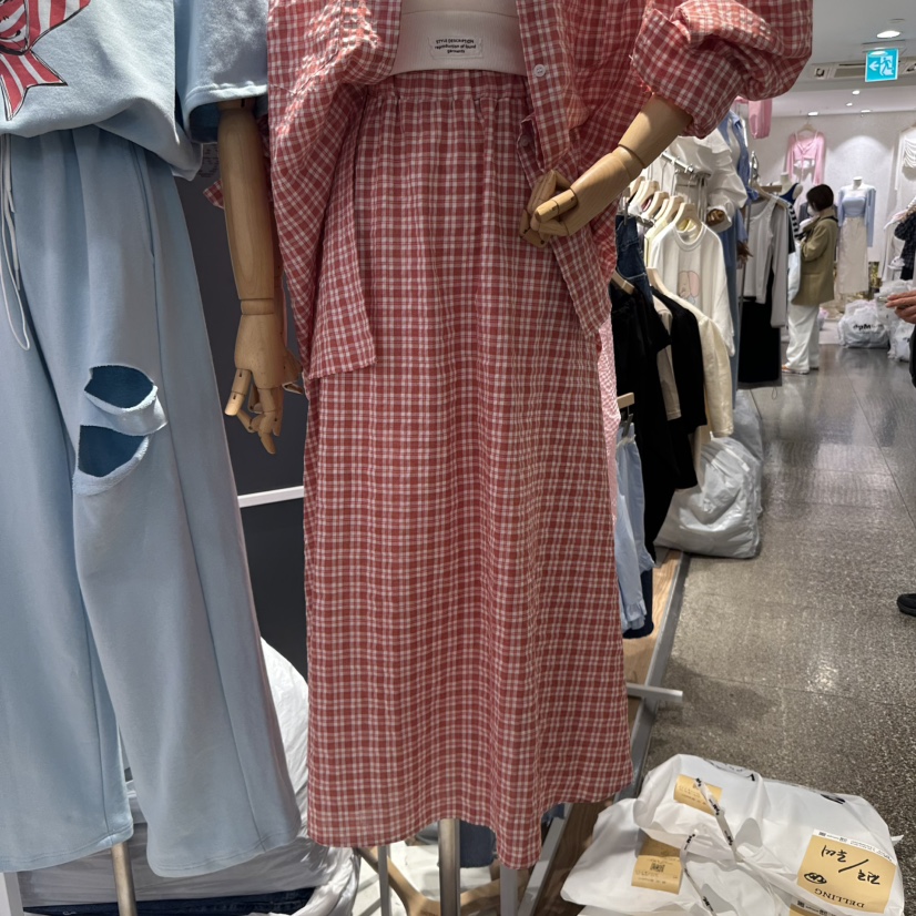 DELLING韓國㊣直郵東大門代購女裝新品時尚休閑推薦熱賣長裙DELLING長裙圖色1