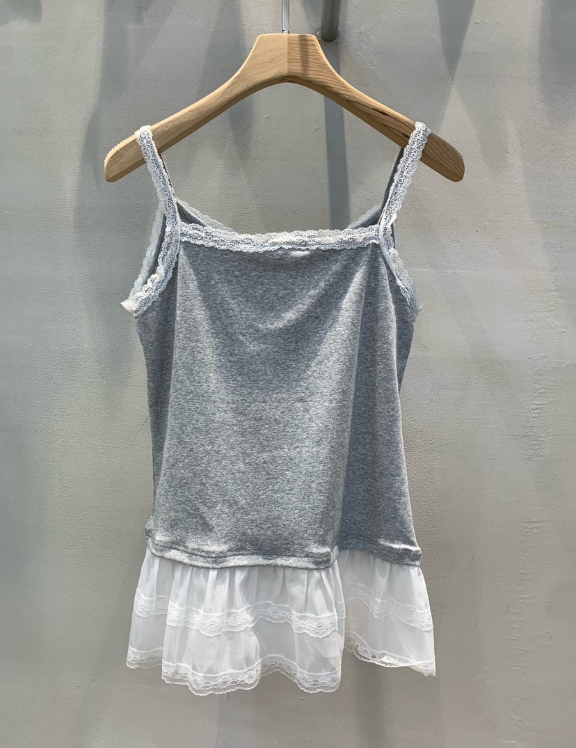 THE SIL韓國直郵㊣女裝新款時尚熱賣休閑人氣25春夏吊帶背心THE SIL/1 2ILLY吊帶/背心