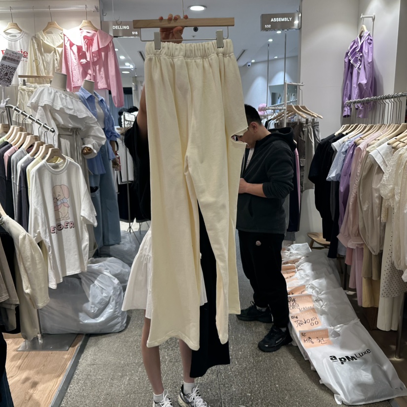 DELLING韓國直郵㊣女裝新款推薦熱賣休閑時尚25春夏人氣休閑褲DELLING休閑褲