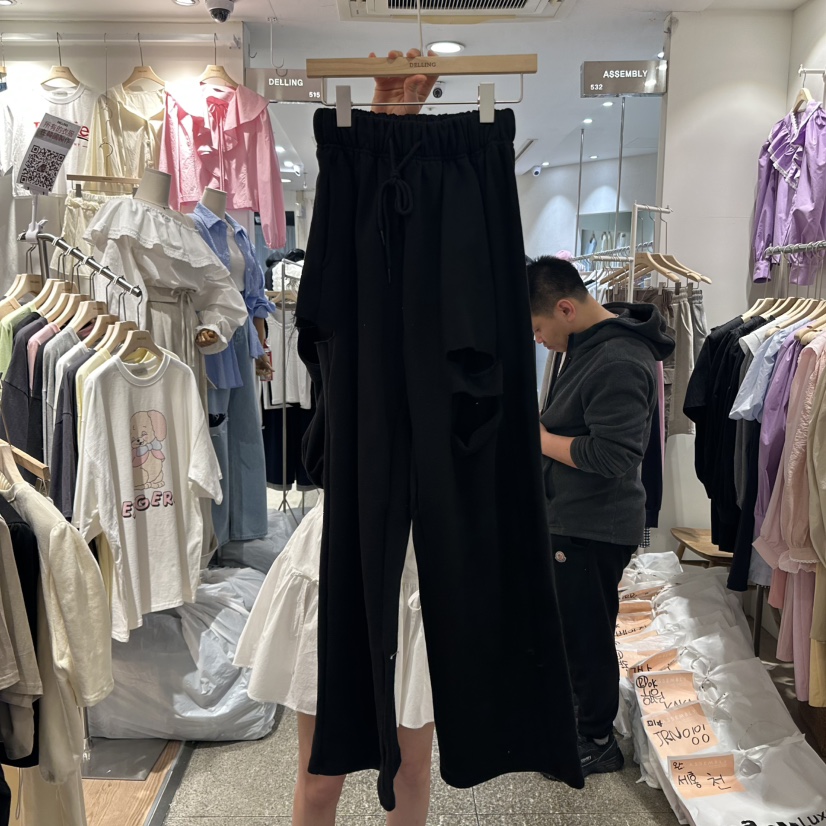 DELLING韓國直郵㊣女裝新款推薦熱賣休閑時尚25春夏人氣休閑褲DELLING休閑褲圖色3