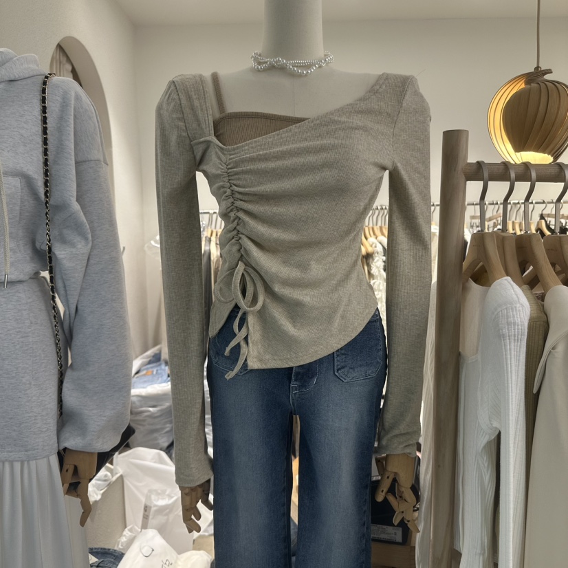 MAGNOLIA36-L韓國㊣直郵東大門代購女裝新品推薦休閑長袖T恤MAGNOLIA36-L長袖T恤