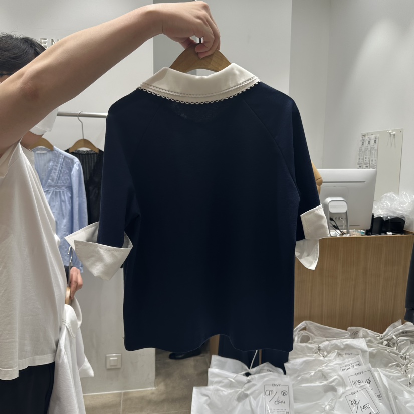 ENVY韓國直郵㊣東大門實拍女裝新款休閑時尚推薦熱賣人氣T恤ENVYT恤
