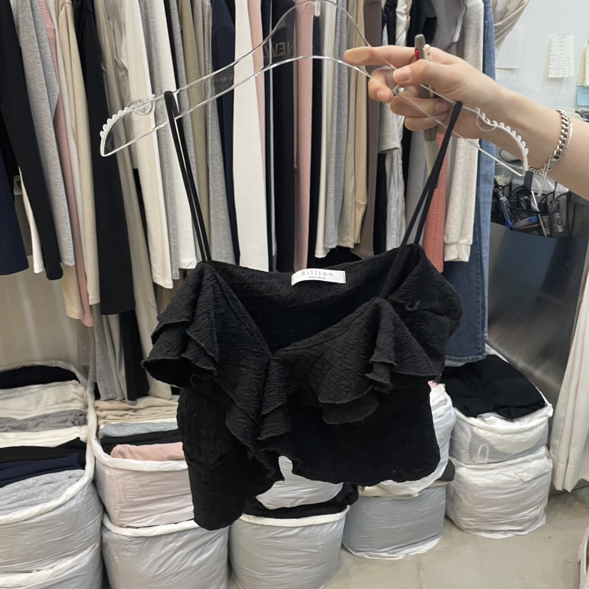 BILLION-L韓國㊣直郵東大門代購女裝新品時尚吊帶背心緊身BILLION-L吊帶/背心圖色1