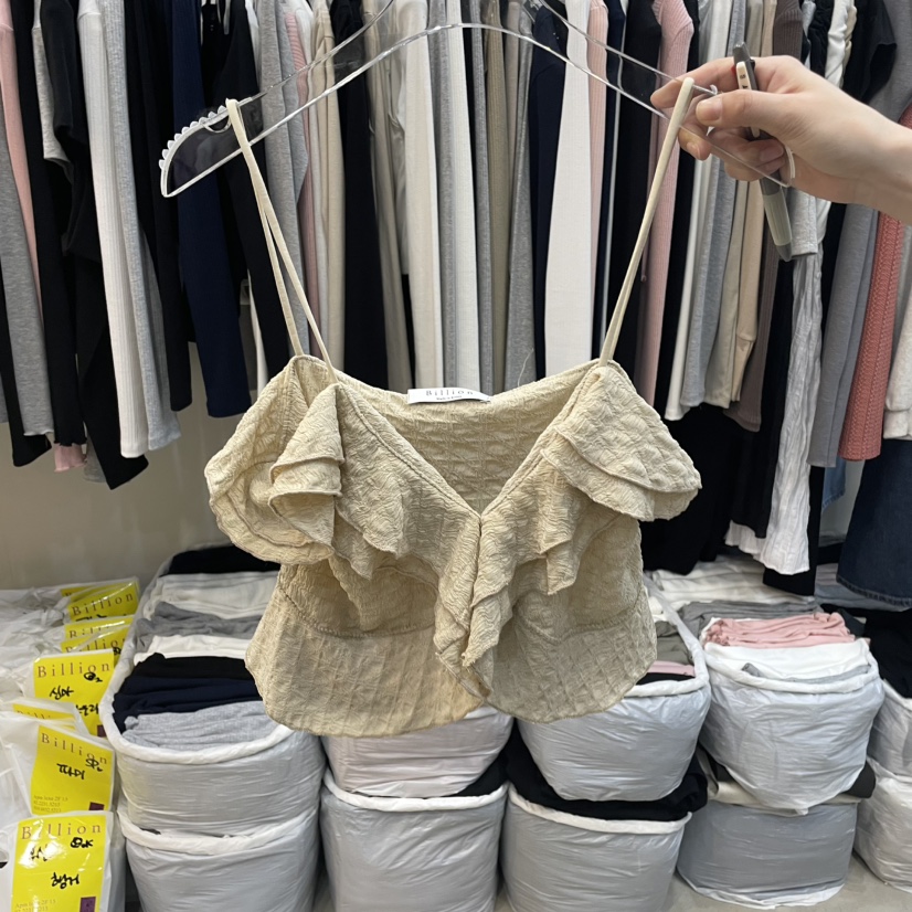BILLION-L韓國㊣直郵東大門代購女裝新品時尚吊帶背心緊身BILLION-L吊帶/背心圖色2