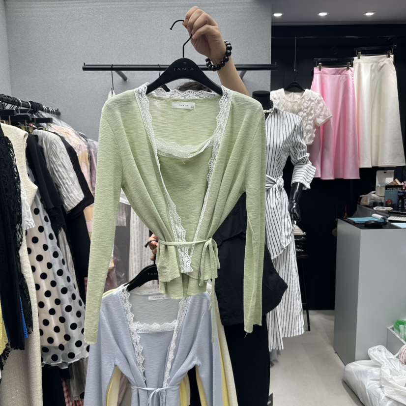 CLOP韓國直郵㊣女裝新品25春夏推薦人氣套裝含腰繩套裝開衫TANIA套裝