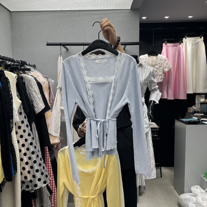 CLOP韓國直郵㊣女裝新品25春夏推薦人氣套裝含腰繩套裝開衫TANIA套裝圖色2