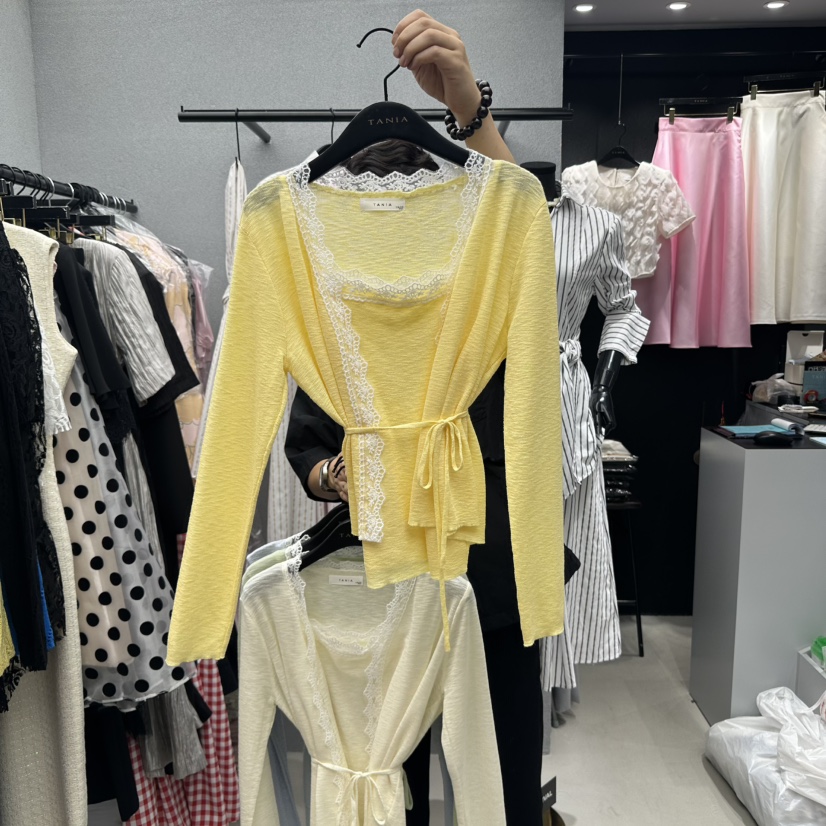 CLOP韓國直郵㊣女裝新品25春夏推薦人氣套裝含腰繩套裝開衫TANIA套裝圖色3