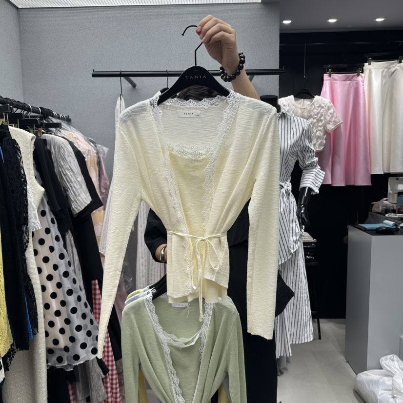 CLOP韓國直郵㊣女裝新品25春夏推薦人氣套裝含腰繩套裝開衫TANIA套裝圖色4