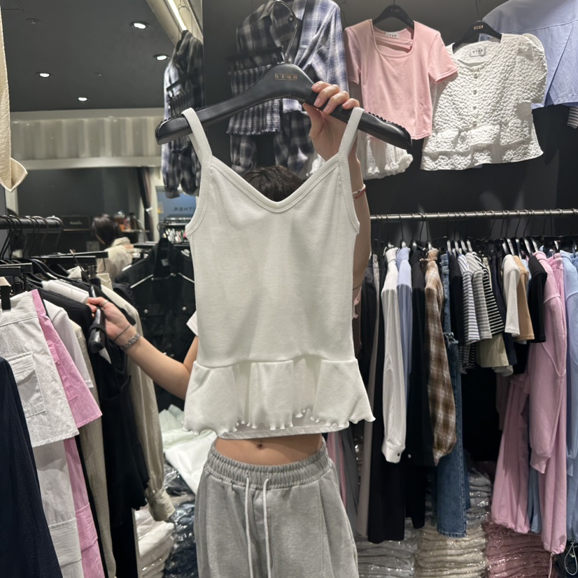 STAR-L直郵韓國代購㊣女裝新品時尚25春夏推薦熱賣吊帶背心STAR-L吊帶/背心