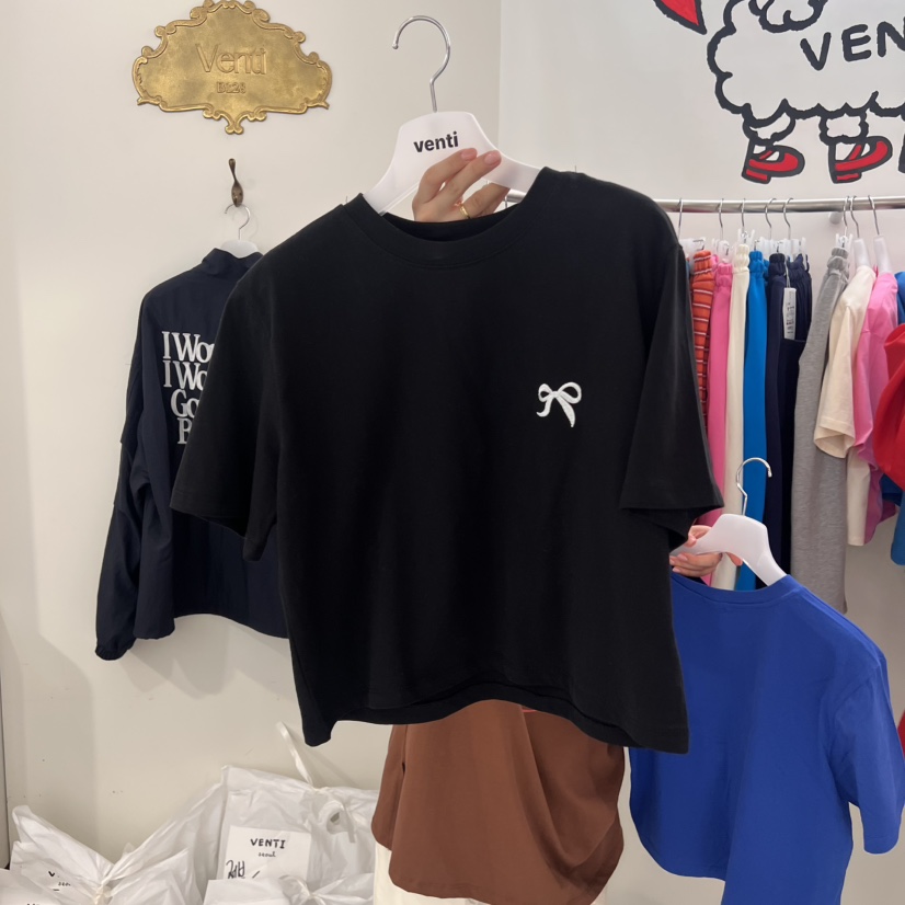 VENTI韓國代購女裝新品休閑推薦真品熱賣人氣職業時尚25春夏T恤VENTIT恤圖色5