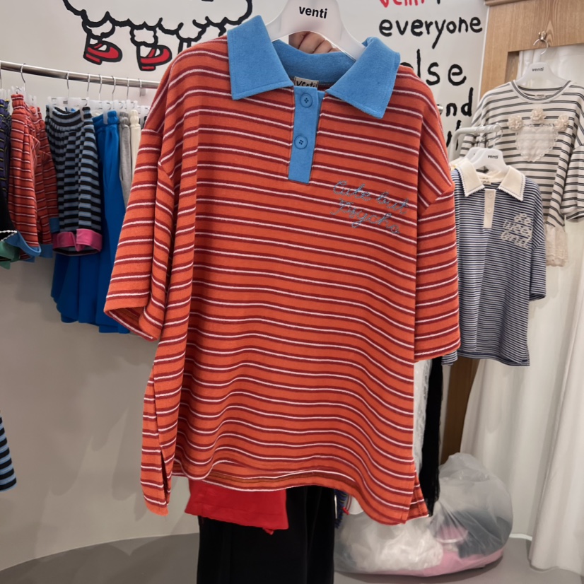 VENTI東大門實拍女裝新品熱賣人氣時尚真品休閑職業推薦T恤VENTIT恤圖色2