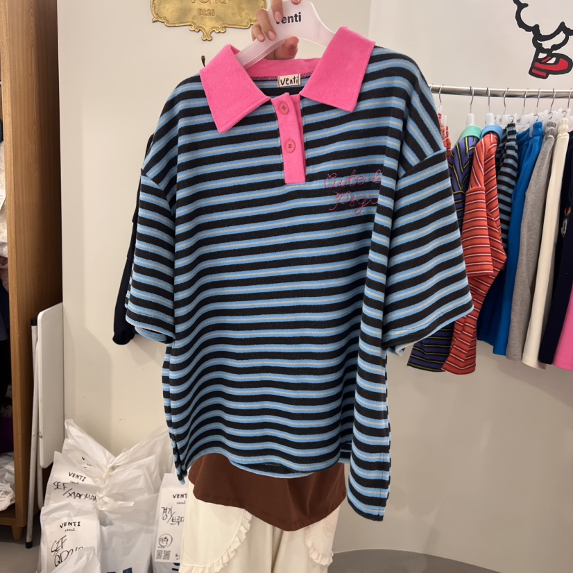 VENTI東大門實拍女裝新品熱賣人氣時尚真品休閑職業推薦T恤VENTIT恤圖色3