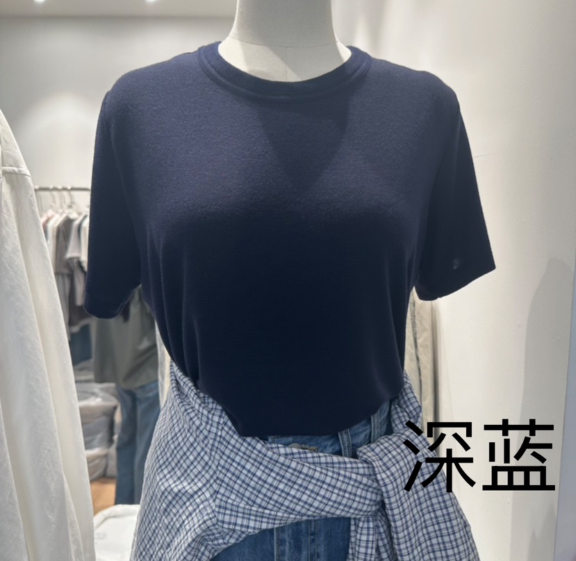 STORIES韓國直郵女士新款時尚休閑真品熱賣25春夏推薦T恤天絲STORIEST恤圖色6