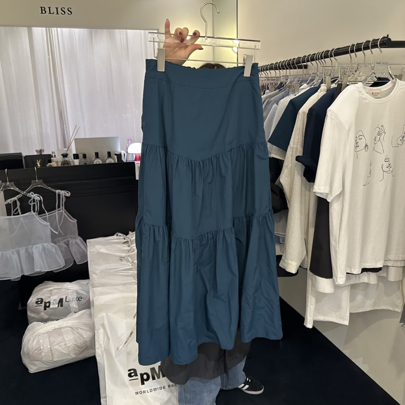 BLISS韓國㊣直郵東大門代購女裝新品人氣25春夏推薦時尚長裙BLISS長裙