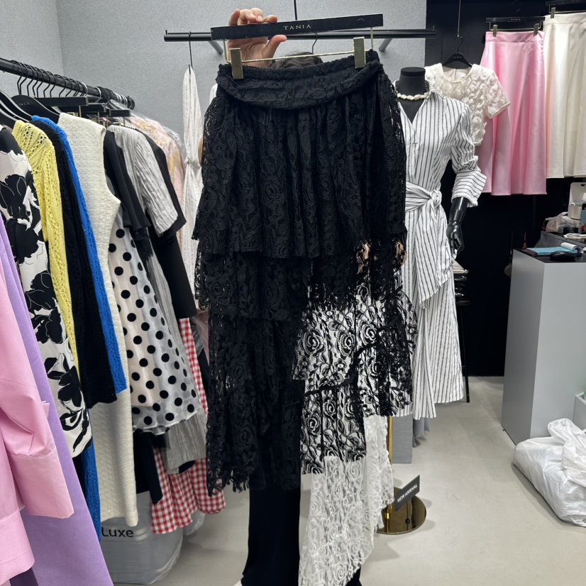 CLOP韓國直郵㊣東大門實拍女裝新品人氣推薦半身裙中短裙蕾絲TANIA半身裙/中短裙圖色2