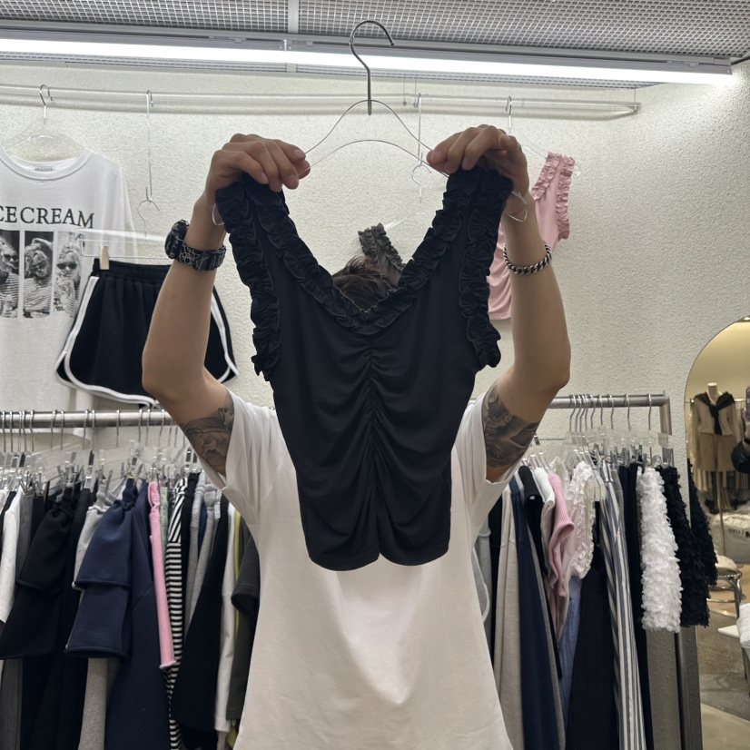 MAGOT韓國㊣直郵東大門代購女裝新品休閑25春夏推薦吊帶背心IIIΛGOT/MAGOT吊帶/背心
