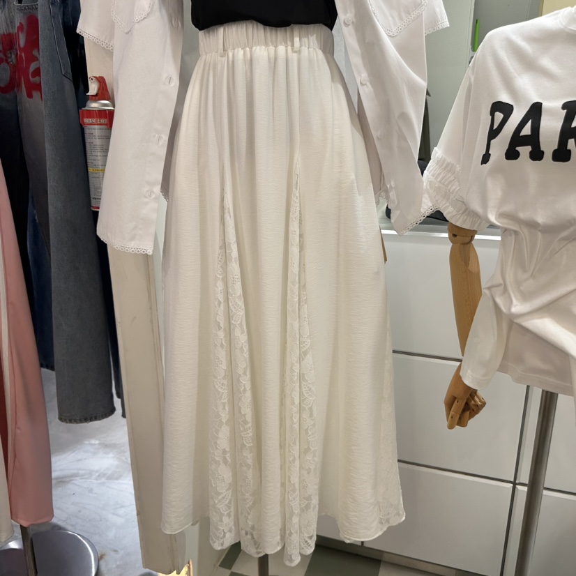 OREUM直郵韓國代購㊣女裝新品人氣推薦熱賣25春夏時尚休閑長裙OihEum長裙