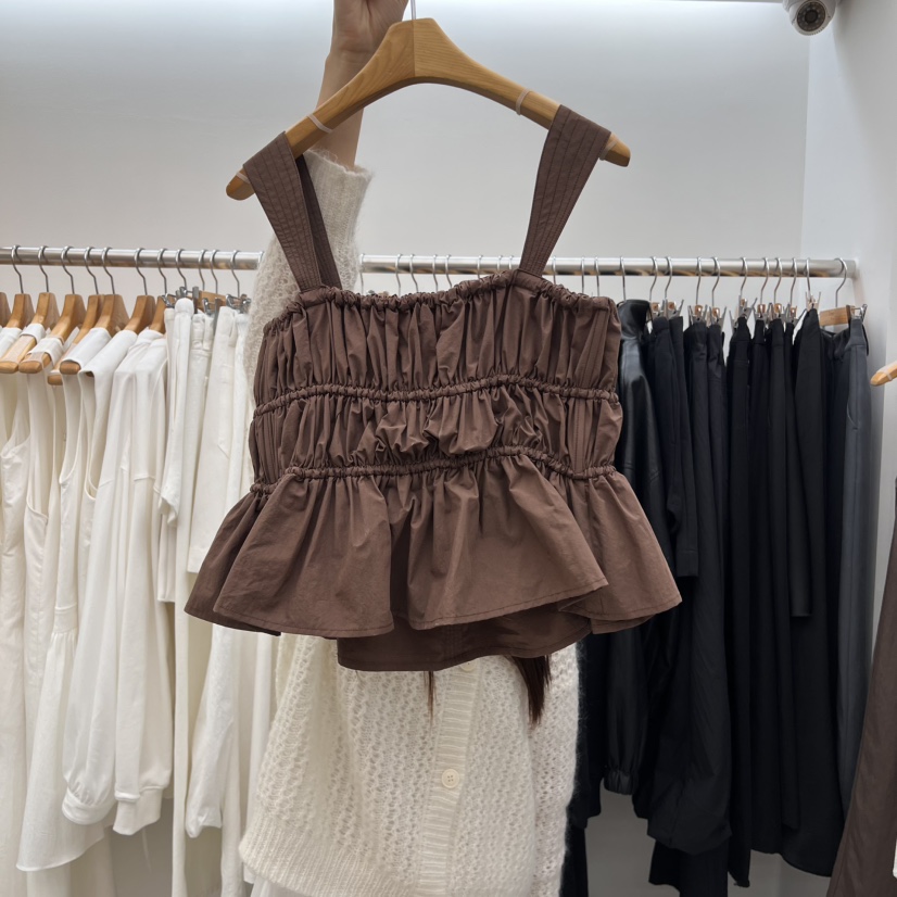 DRESS ROOM韓國直郵㊣女裝新品推薦時尚休閑人氣25春夏吊帶背心DRESS ROOM吊帶/背心