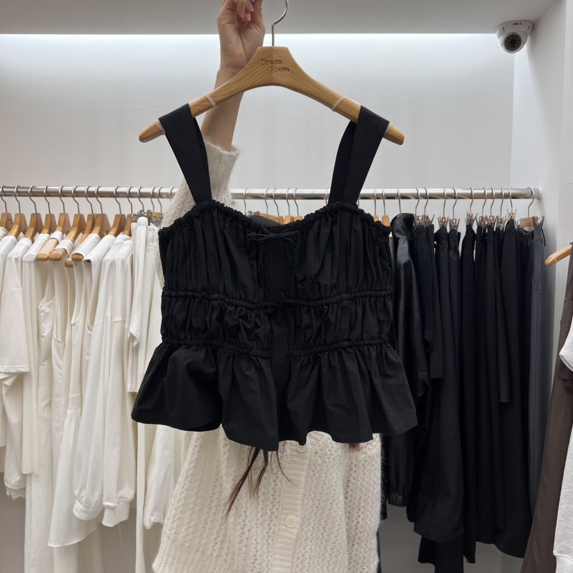 DRESS ROOM韓國直郵㊣女裝新品推薦時尚休閑人氣25春夏吊帶背心DRESS ROOM吊帶/背心圖色3