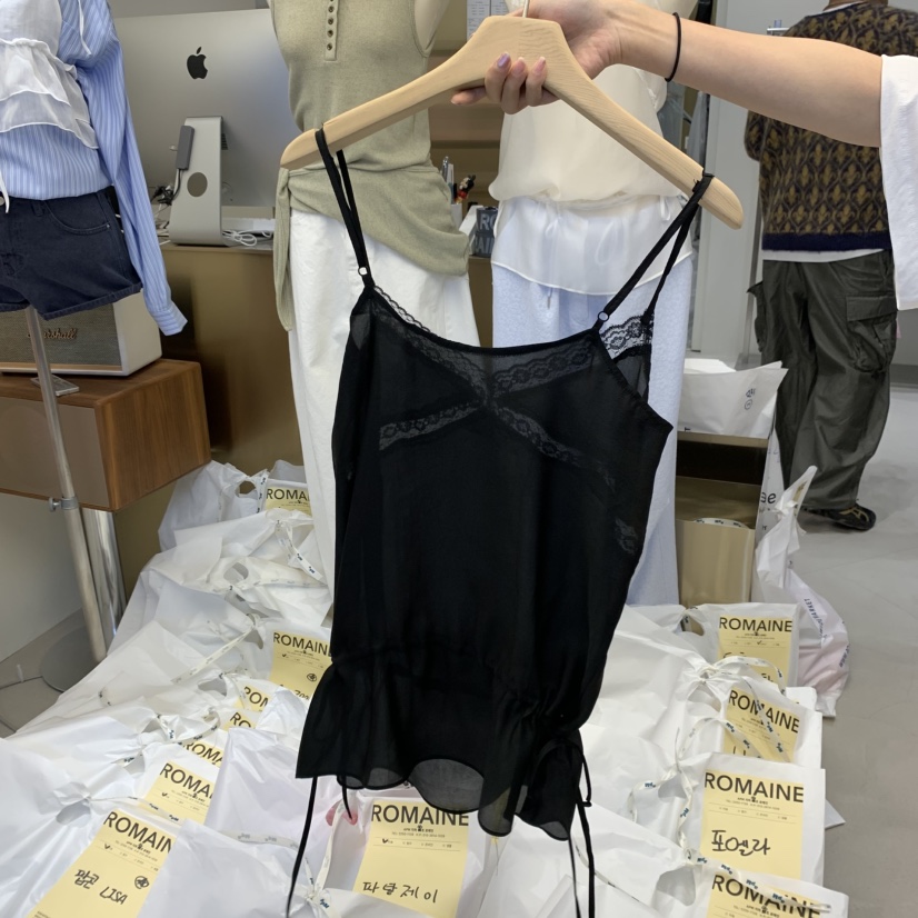 ROMAINE韓國直郵㊣東大門實拍女裝新品時尚推薦熱賣吊帶背心ROMAINE吊帶/背心