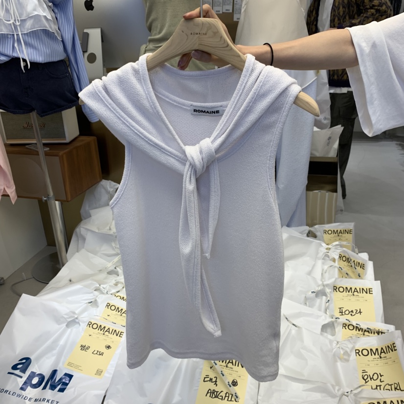 ROMAINE韓國直郵㊣東大門實拍女裝新款25春夏休閑推薦套裝亞麻ROMAINE套裝圖色3
