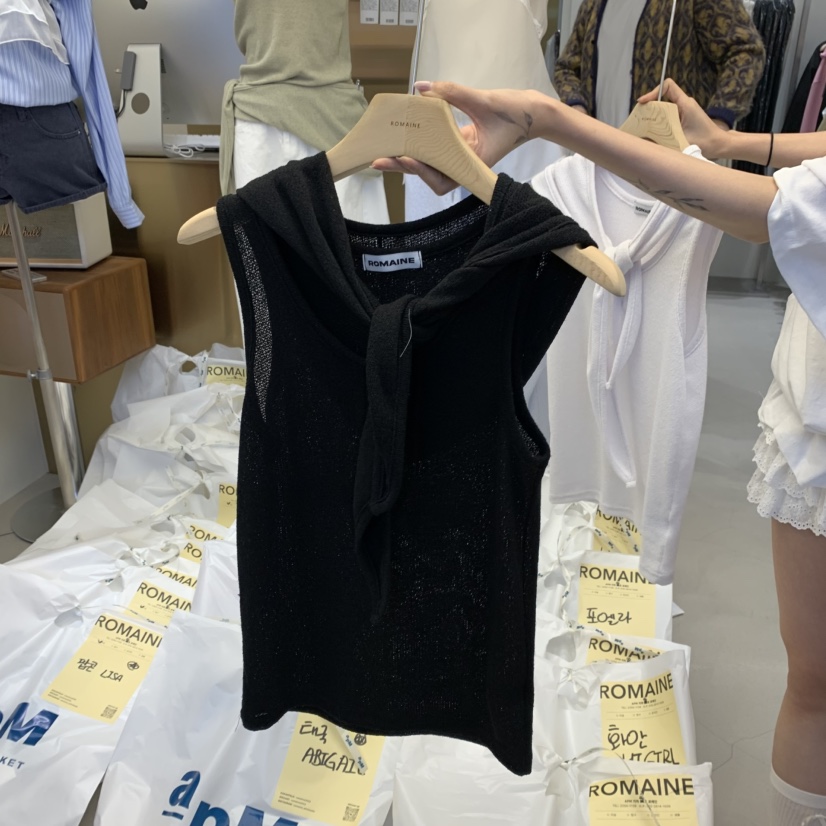 ROMAINE韓國直郵㊣東大門實拍女裝新款25春夏休閑推薦套裝亞麻ROMAINE套裝圖色4
