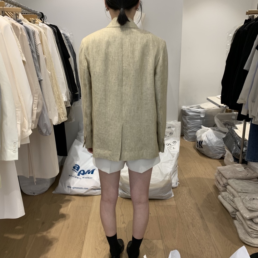 OUR-A東大門代購女士新款熱賣25春夏真品人氣推薦夾克人字形OUR-A夾克