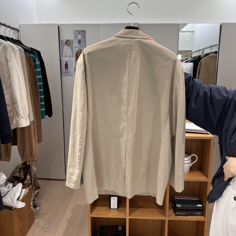 THE TARDUST韓國代購女裝新品推薦真品熱賣人氣時尚夾克亞麻THE TARDUST夾克