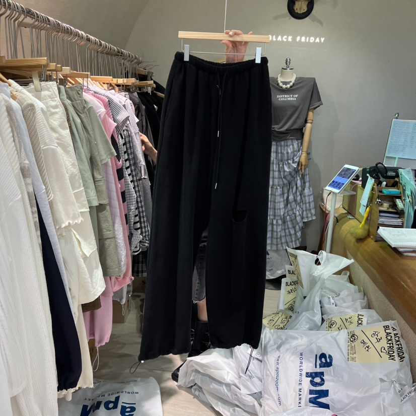BLACKFRIDAY東大門代購女士新品人氣職業熱賣休閑25春夏休閑褲BLACK FRIDAY休閑褲圖色3
