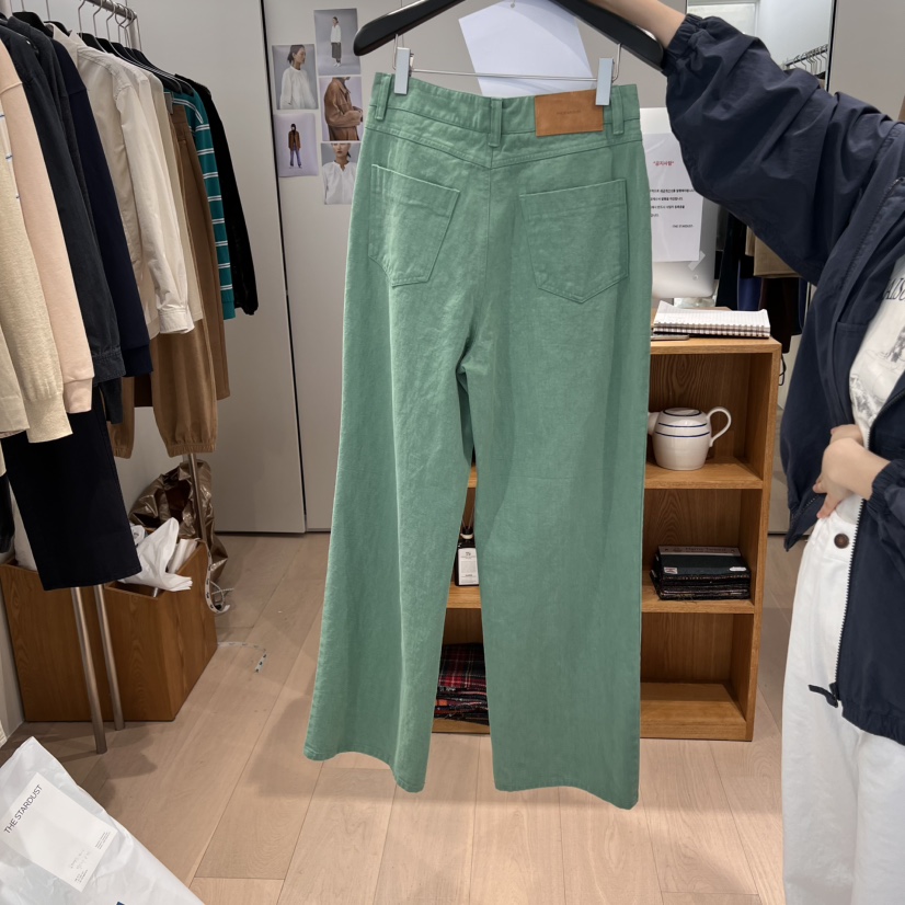 THE TARDUST東大門代購女士新品時尚25春夏推薦真品牛仔褲THE TARDUST牛仔褲