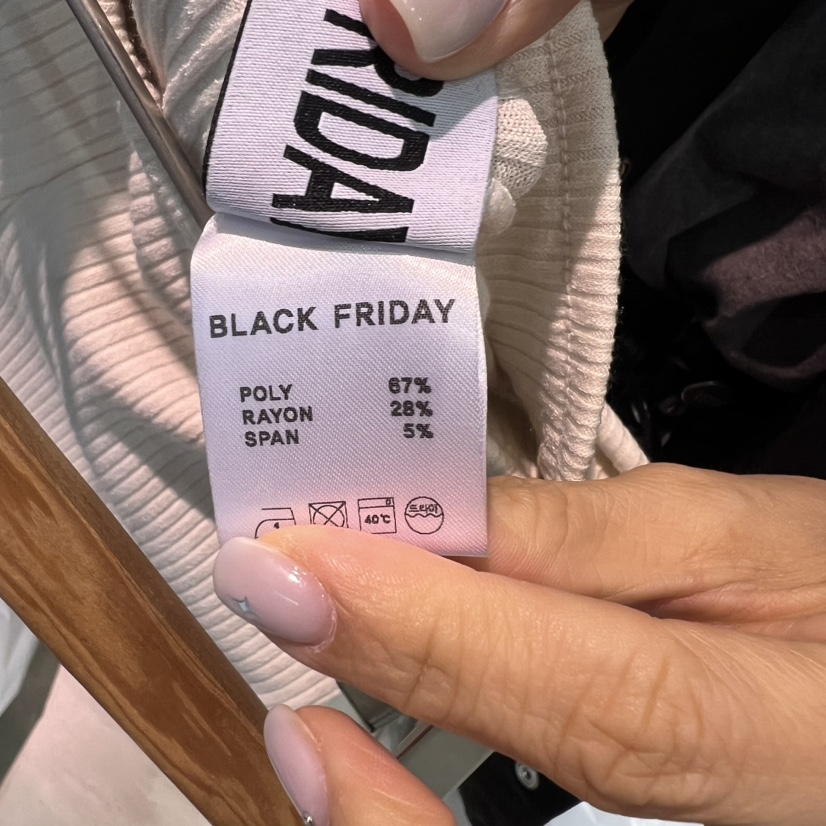 BLACKFRIDAY東大門直郵女裝新款休閑真品熱賣25春夏時尚休閑褲BLACK FRIDAY休閑褲