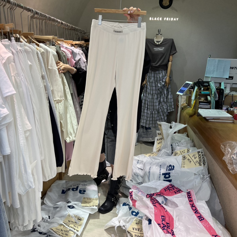 BLACKFRIDAY東大門直郵女裝新款休閑真品熱賣25春夏時尚休閑褲BLACK FRIDAY休閑褲圖色2