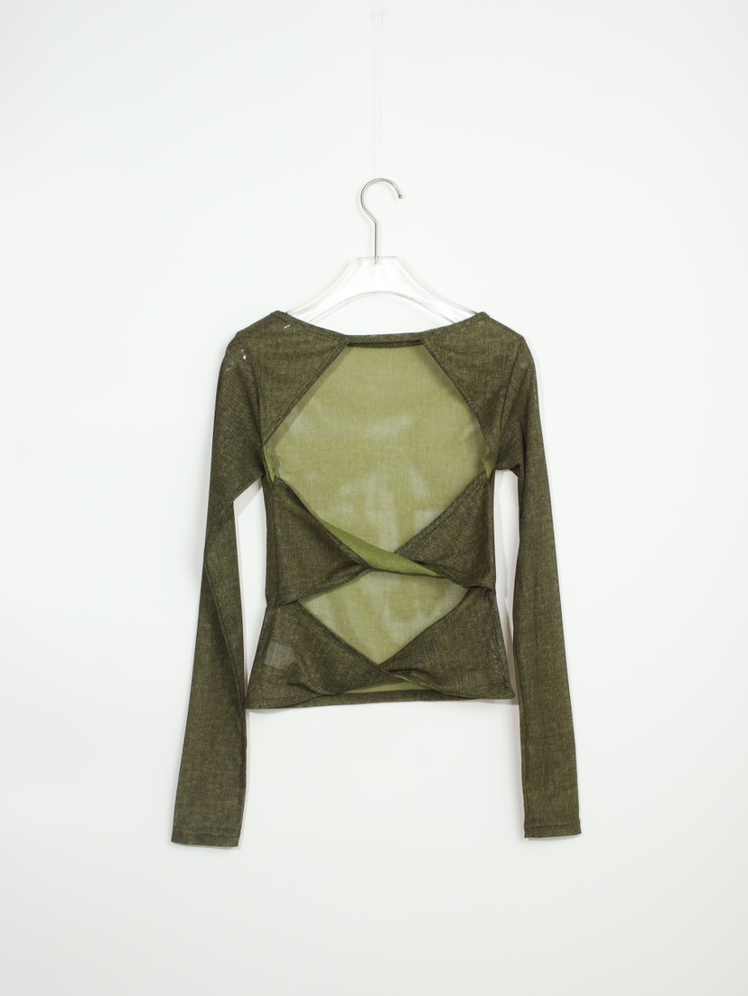 TEXTURE東大門實拍女裝新品推薦25春夏職業人氣休閑長袖T恤TEXTURE長袖T恤