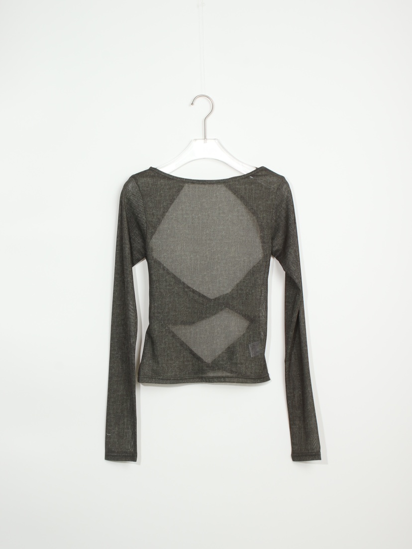 TEXTURE東大門實拍女裝新品推薦25春夏職業人氣休閑長袖T恤TEXTURE長袖T恤圖色1