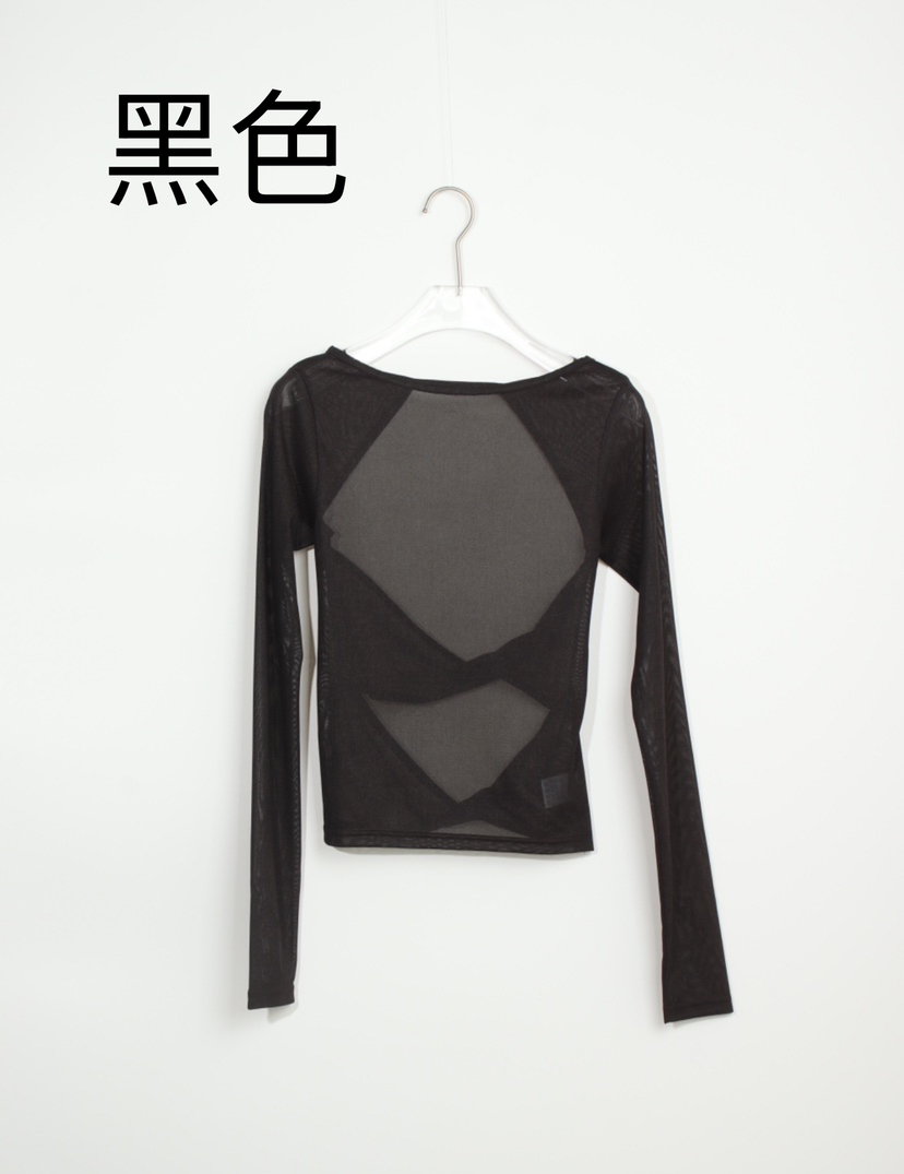 TEXTURE東大門實拍女裝新品推薦25春夏職業人氣休閑長袖T恤TEXTURE長袖T恤圖色3